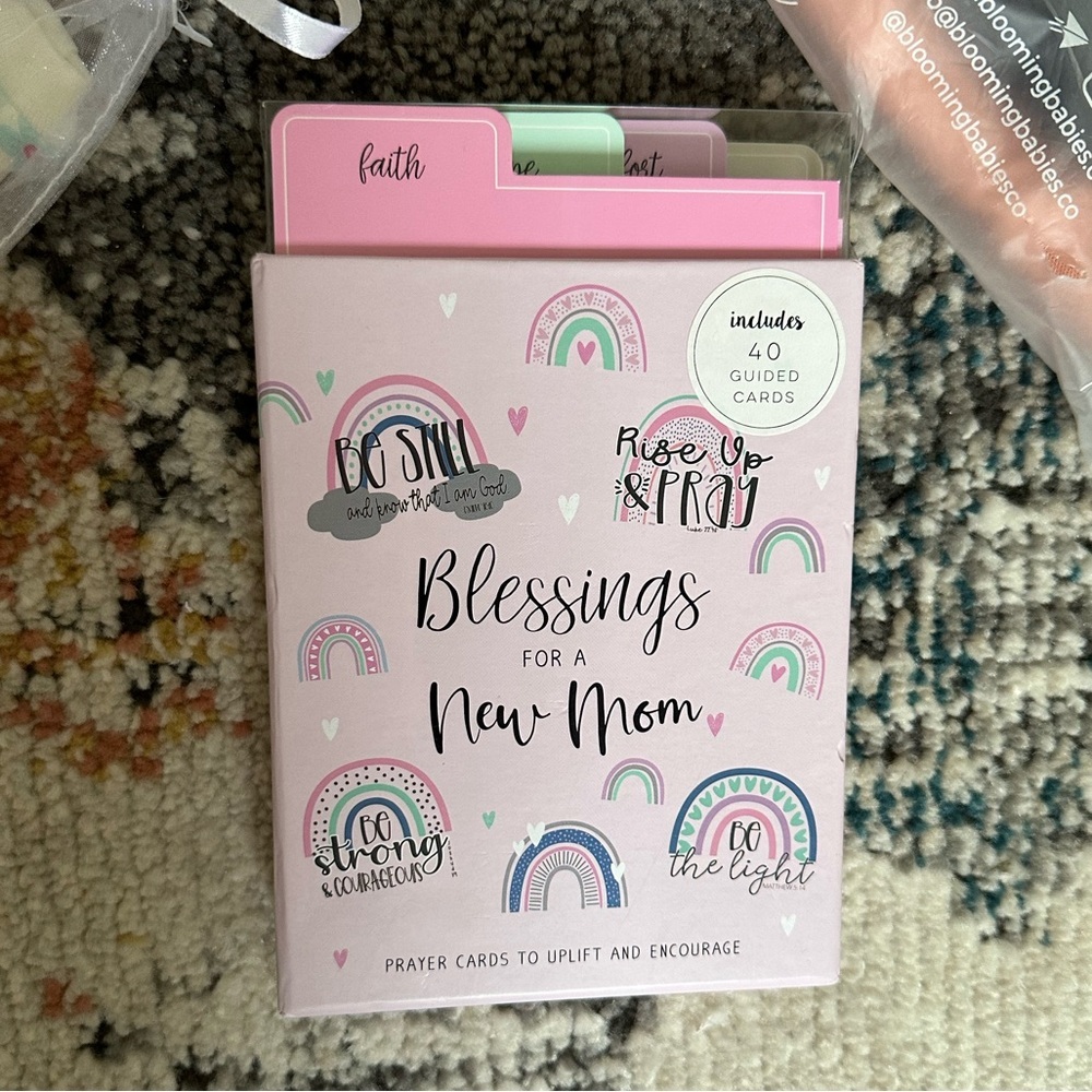 New Baby Newborn Girl Gift Set + Mom Pink Girly Baby Shower Gift for Her - Picture 13 of 16